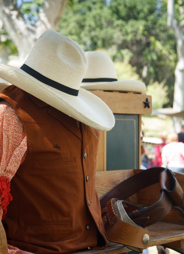 Western attire at the Cowboy Festival