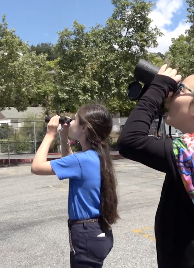 Birding with San Pascual Elementary Students