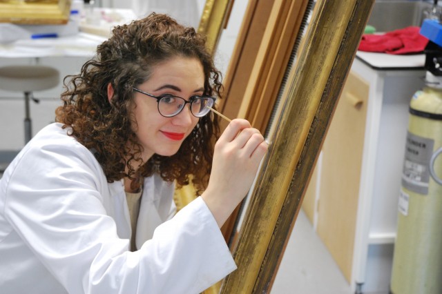 Assistant Conservator Marina Gibbons