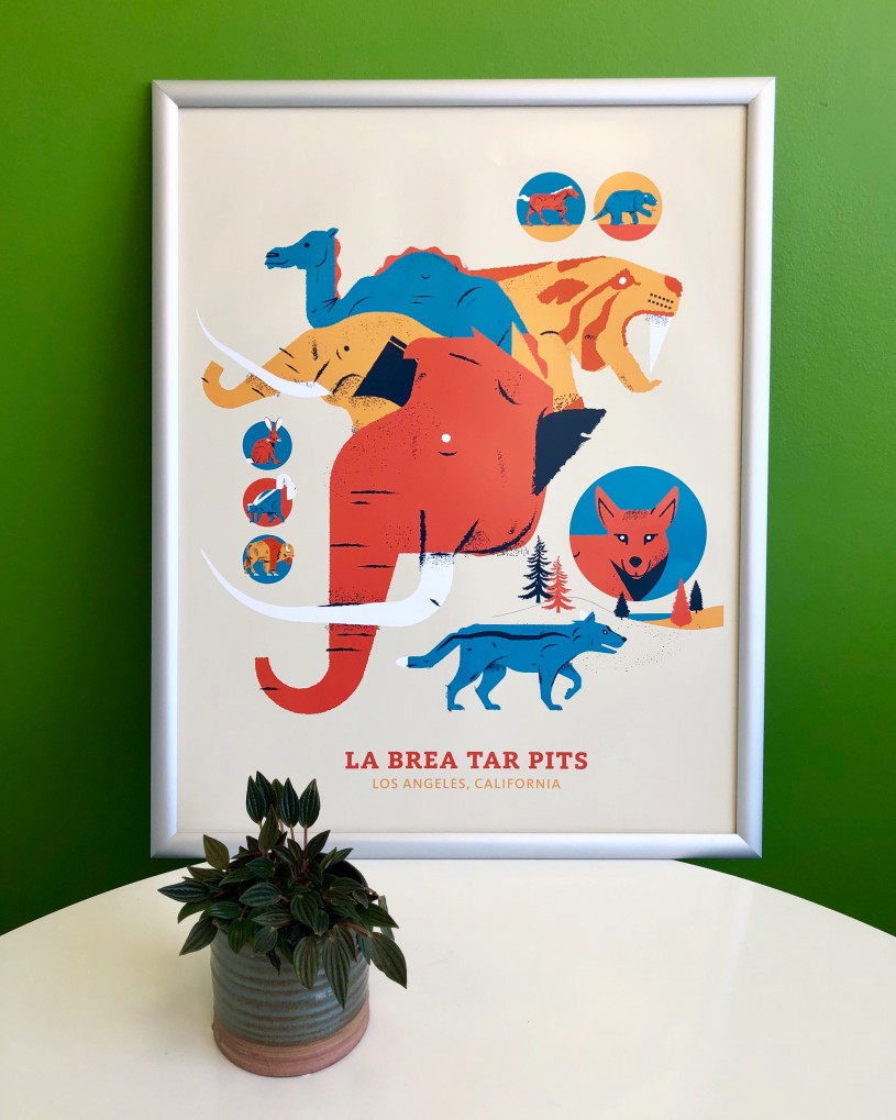 Tar Pits poster Gift Guide